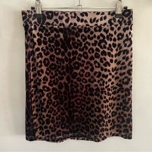 Leopard Print Skirt
